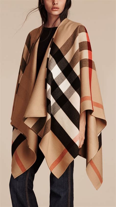 pancho burberry on|how to wear burberry poncho.